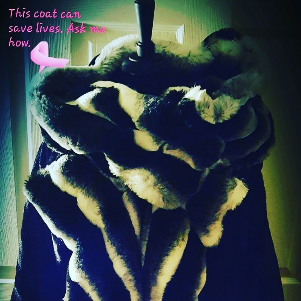 Custom Order Faux Chinchilla Velboa Faux Fur Coat